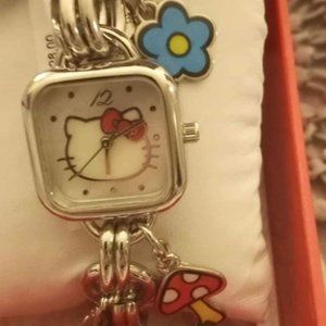 Hello Kitty Charm Bracelet Watch. New in box
